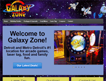 Tablet Screenshot of galaxy-zone.com